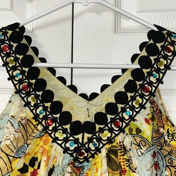 Chaudry Floral Print Sleeveless Top(Size Medium) - Picture 7 of 7